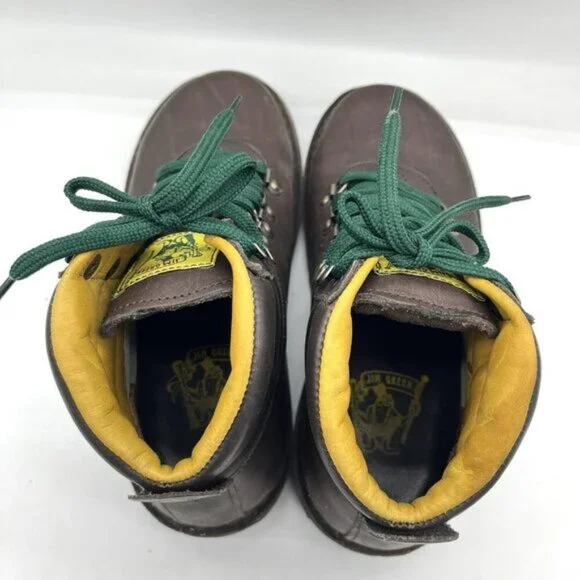 Jim Green Razorback Boots In Brown Men Size 7.5 - Picture 13 of 15